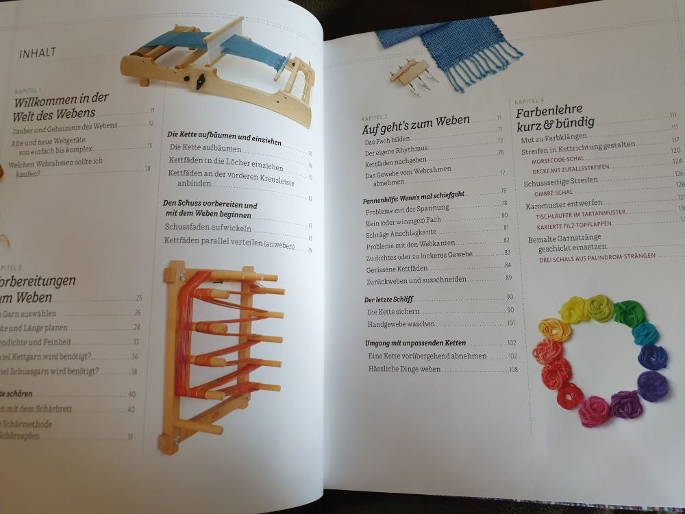 Weben: Das Standardwerk für Gatterkamm-Webrahmen