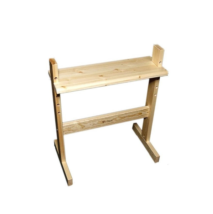 Sitzbank für Webstühle und Webrahmen