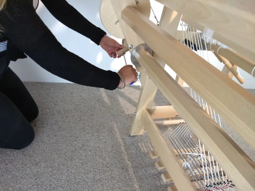 Zweiter Kettbaum für Louet Webstuhl David 3 & Spring 2