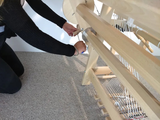 Zweiter Kettbaum für Louet Webstuhl David 3 & Spring 2